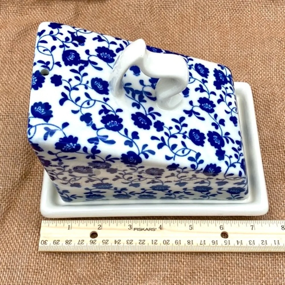 Vintage Haxby Chintz Covered Cheese Dish
